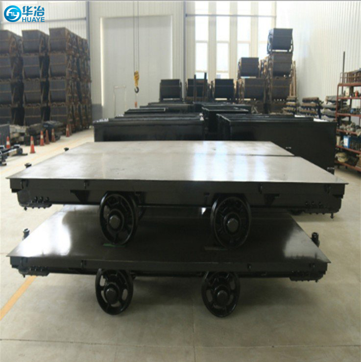 華冶MPC5-6礦用平板車鋼板厚度 重型礦用平板車輪對廠家